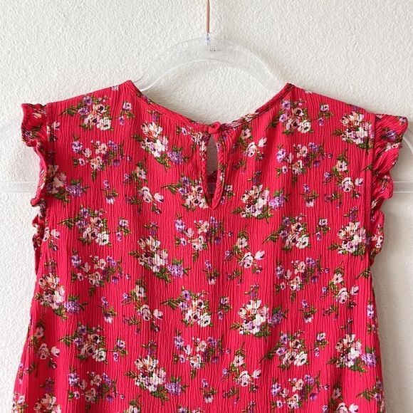 Everleigh Smocked Baby Doll Floral Sleeveless Top - Picture 5 of 8